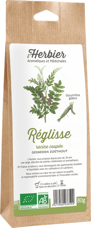 RÉGLISSE racines coupées sachet 80g*