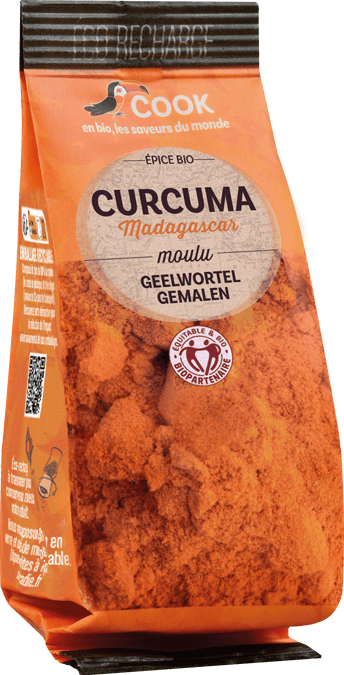 CURCUMA racine moulue éco recharge "COOK" 35g*