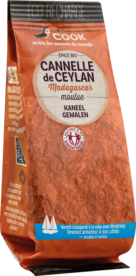 CANNELLE DE CEYLAN moulue éco recharge "COOK" 35g*
