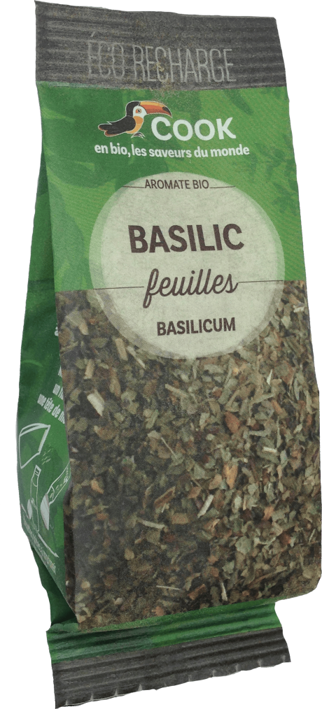 BASILIC feuilles éco recharge "COOK" 15g*