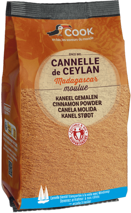 CANNELLE DE CEYLAN moulue sachet coussin "COOK" 500g*