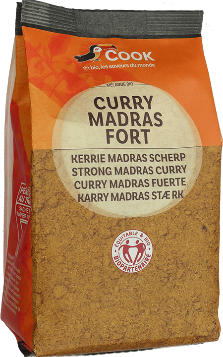Mélange CURRY MADRAS FORT sachet coussin "COOK" 500g*