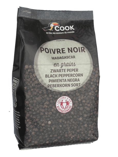 POIVRE NOIR grains sachet coussin "COOK" 500g*