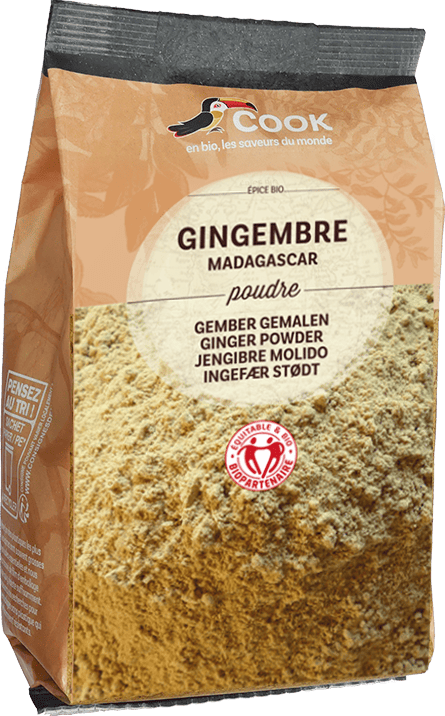 GINGEMBRE moulu sachet coussin"COOK" 500g*