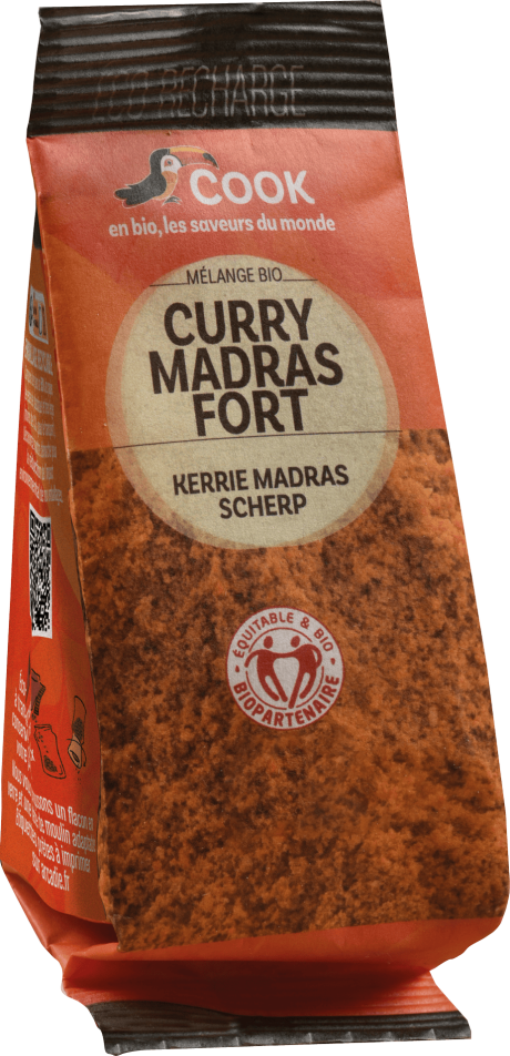 Mélange CURRY MADRAS FORT éco recharge "COOK" 35g*