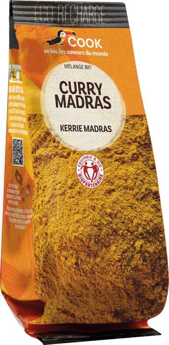 Mélange CURRY MADRAS éco recharge "COOK" 35g*