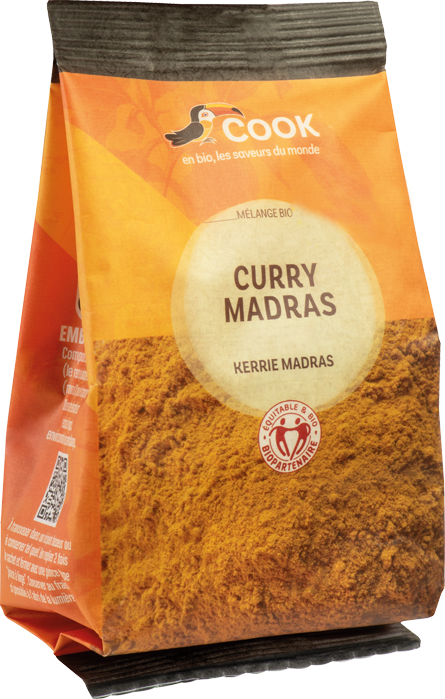 Mélange CURRY MADRAS sachet économique "COOK" 100g*