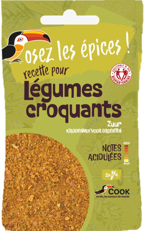 Mélange LÉGUMES CROQUANTS "COOK" sachet plat 18g*