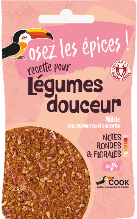 Mélange LÉGUMES DOUCEUR "COOK" sachet plat 18g*