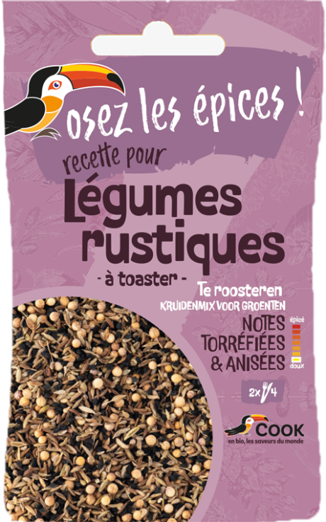 Mélange LÉGUMES RUSTIQUES "COOK" sachet plat 18g*