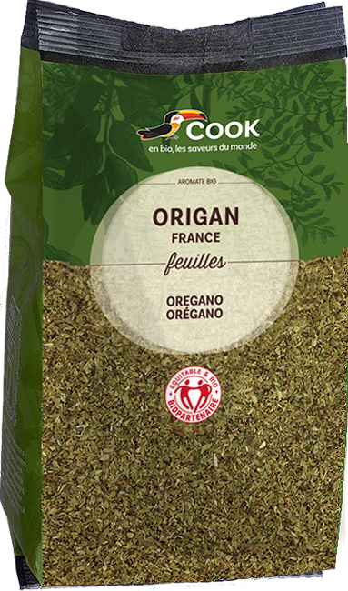 ORIGAN feuilles sachet coussin "COOK" 220g*