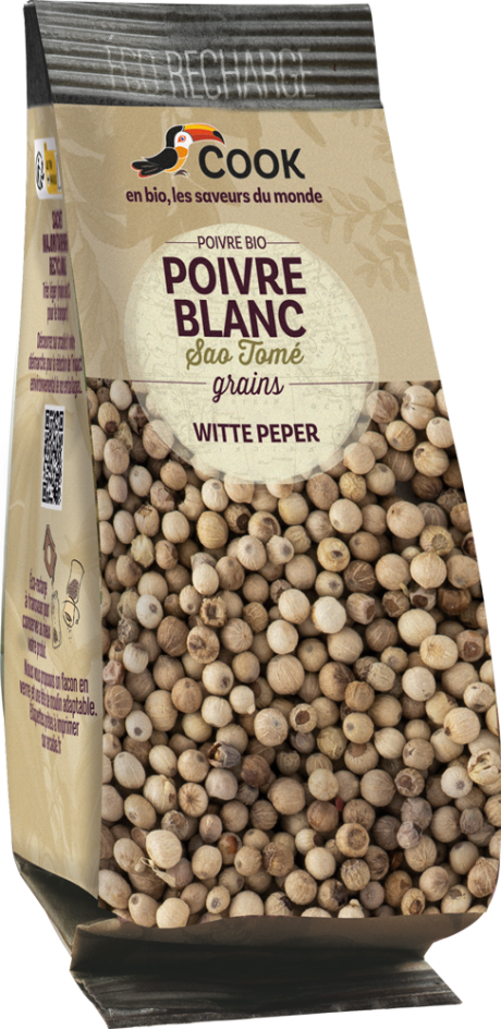POIVRE BLANC grains éco recharge "COOK" 50g*