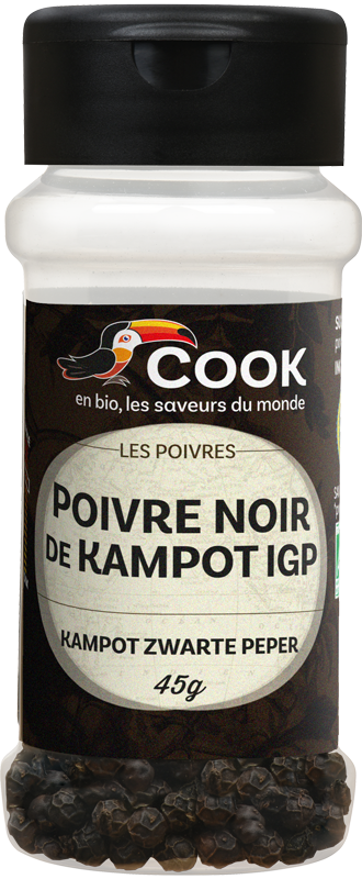 POIVRE NOIR DE KAMPOT IGP "COOK" 45g*