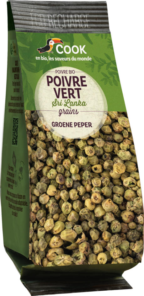 POIVRE VERT grains éco recharge "COOK" 30g*