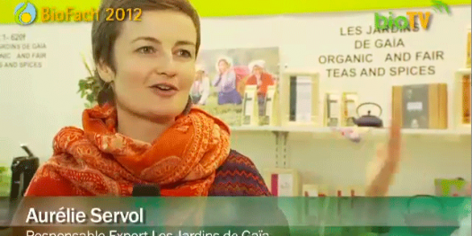 BIOFACH 2012 : Aurélie Servol, Responsable Export, LES JARDINS DE GAÏA.